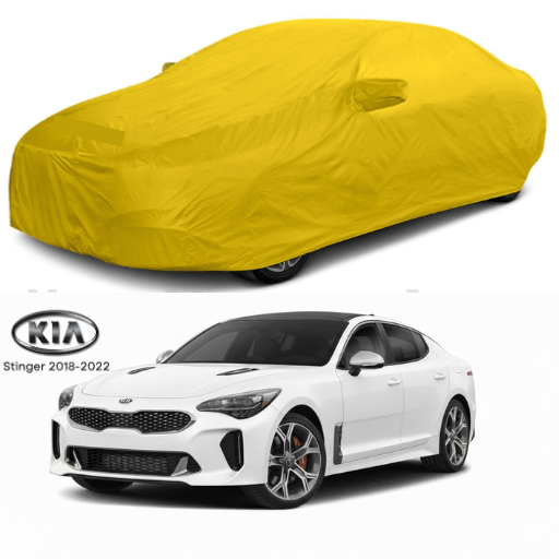 Kia Stinger 2019–2022 Microfiber Top Cover – Sun Shade & Dust Protection Premium Quality