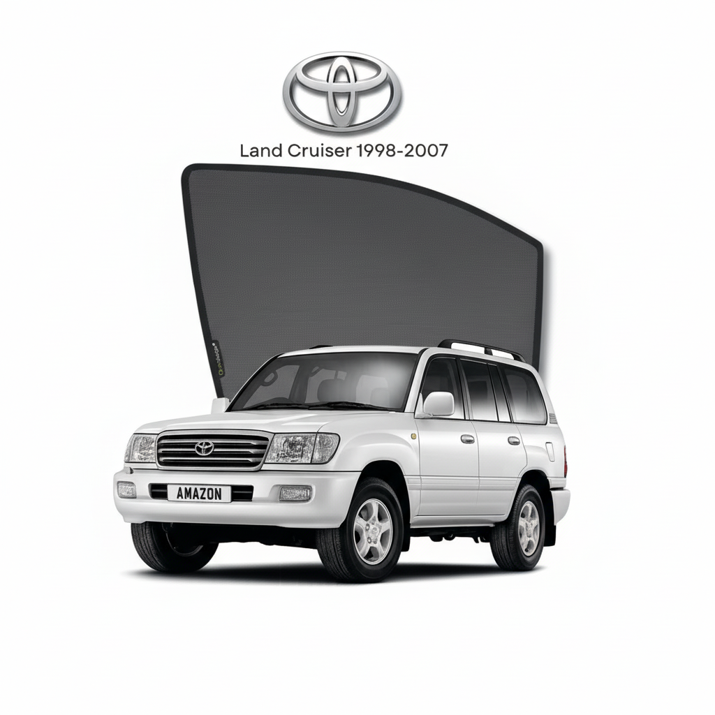Toyota Land Cruiser Sun Shades 1998–2007 | Premium UV & Heat Protection