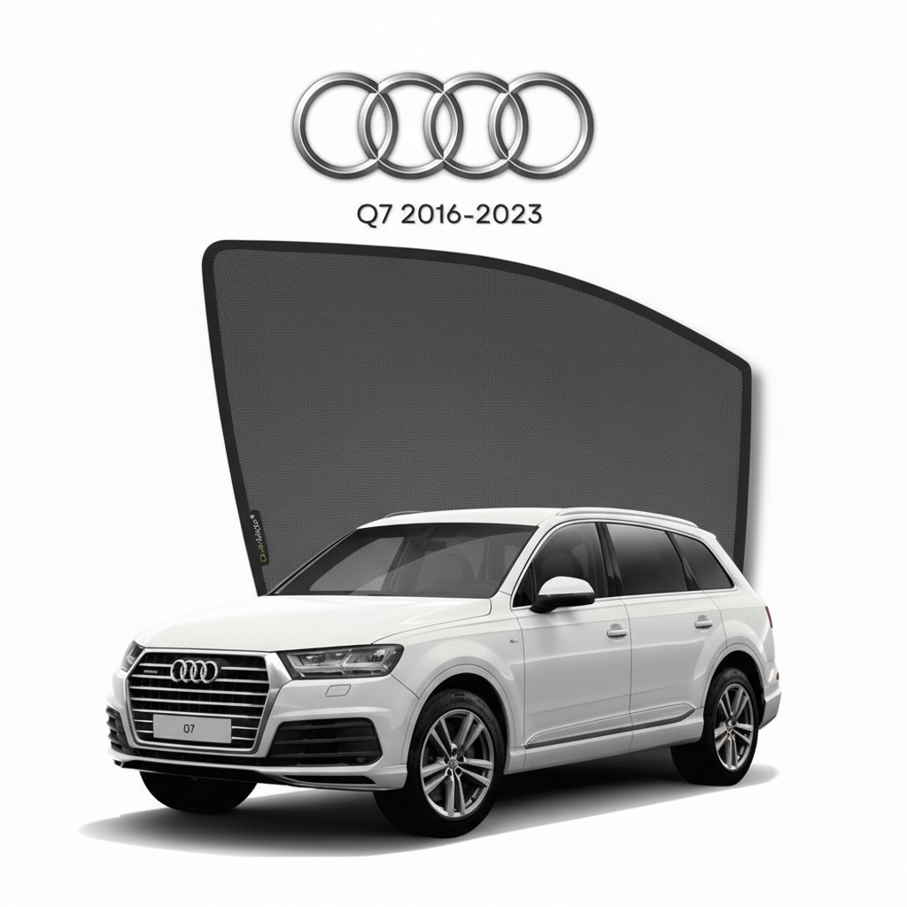 Audi Q7 2016–2023 Sunshades Premium UV & Heat Protection
