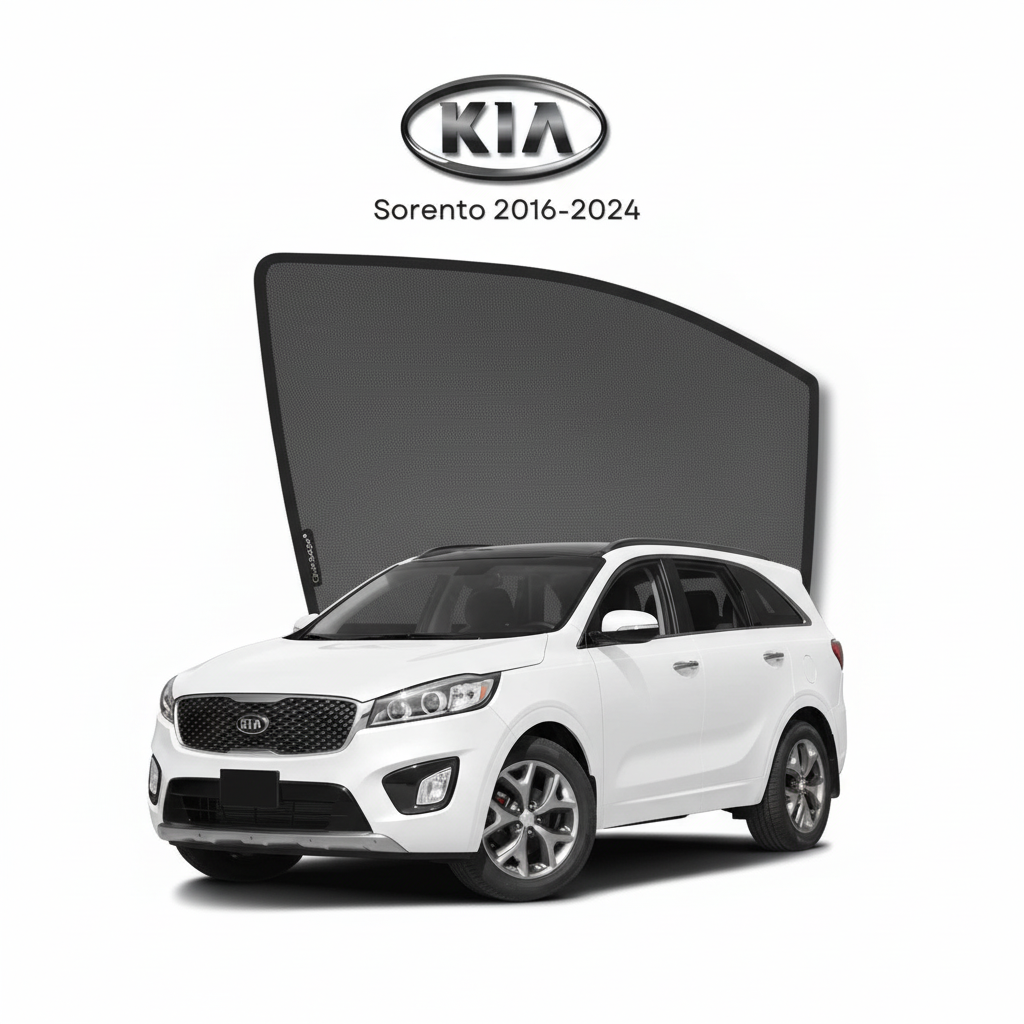 Kia Sorento 2016–2024 Sunshades Premium UV & Heat Protection