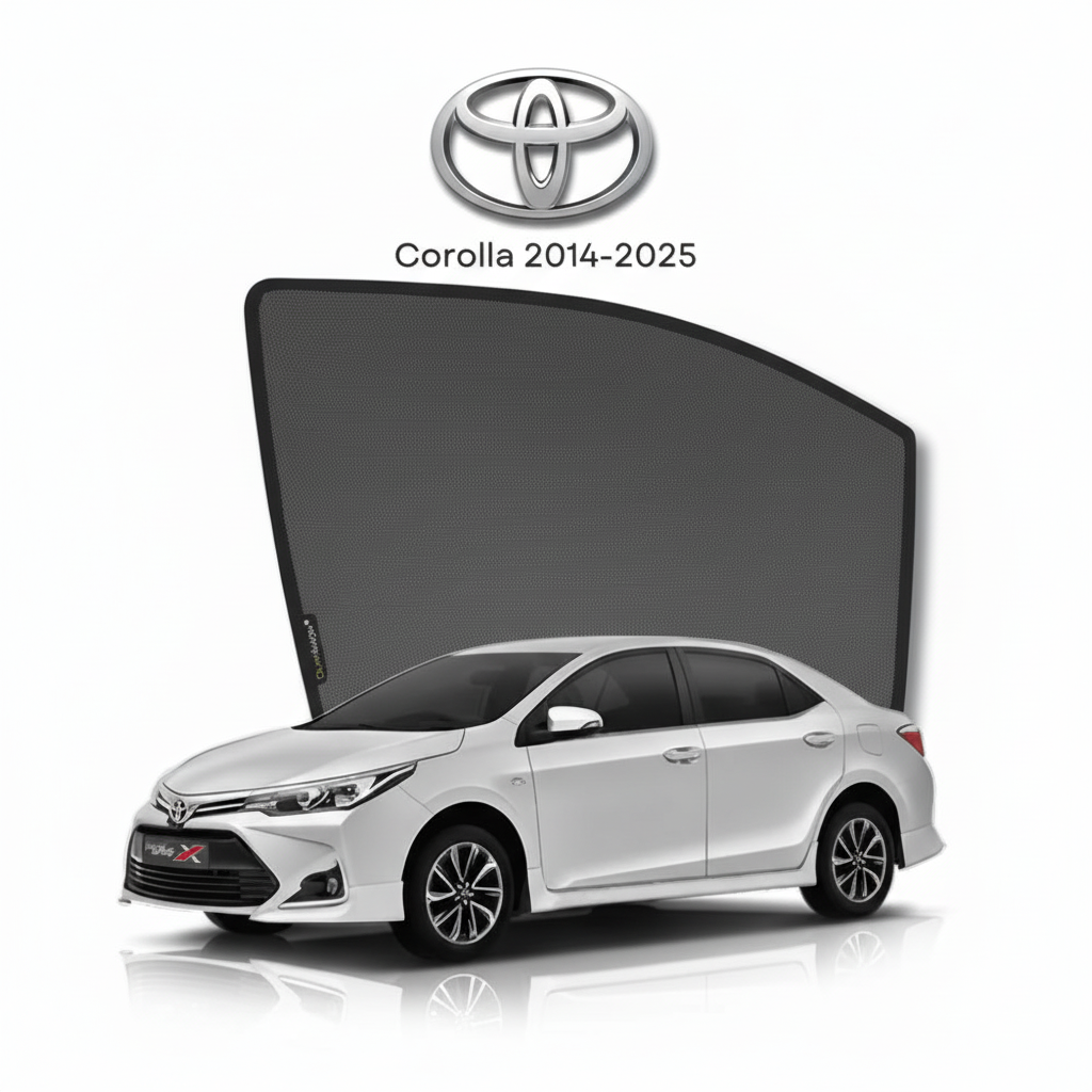 Toyota Corolla Sun Shades 2014–2026 | Premium UV & Heat Protection