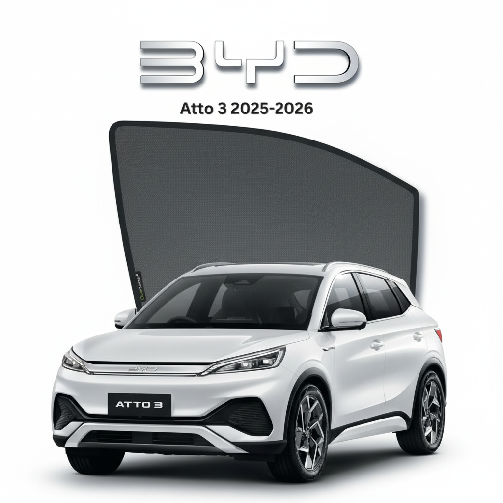 BYD Atto 3 2025–2026 Sunshades Premium UV & Heat Protection