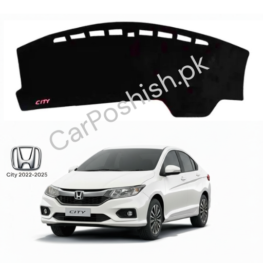 Honda City Dashboard Mat – Premium Anti-Slip Black Dashboard Cover | Custom Fit 🚗✨