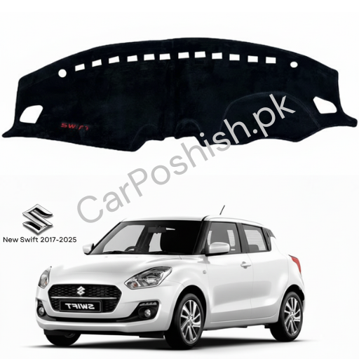 Suzuki Swift Dashboard Mat – Premium Anti-Slip Black Dashboard Cover | Custom Fit 🚗✨