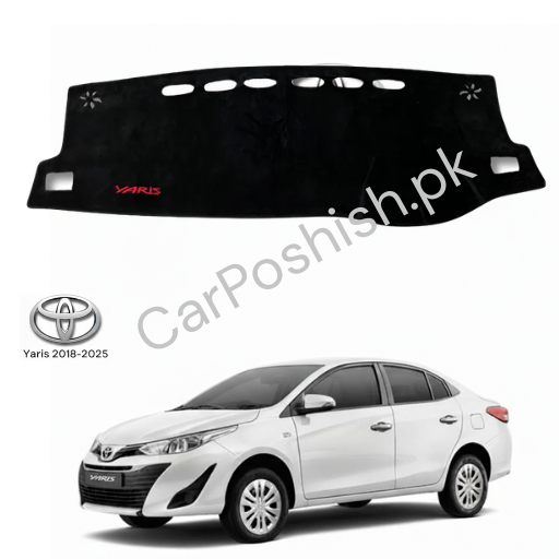 Toyota Yaris Dashboard Mat – Premium Anti-Slip Black Dashboard Cover | Custom Fit 🚗✨
