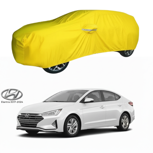 Hyundai Elantra 2017–2026 Microfiber Top Cover – Sun Shade & Dust Protection Premium Quality