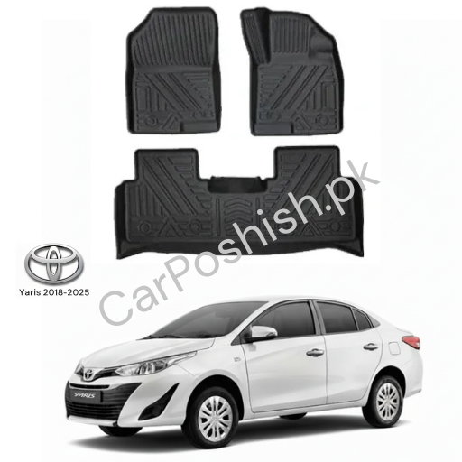 TPE Floor Mats for Toyota Yaris 🚗 | Custom Fit All-Weather • Eco-Friendly • Heavy Duty Protection