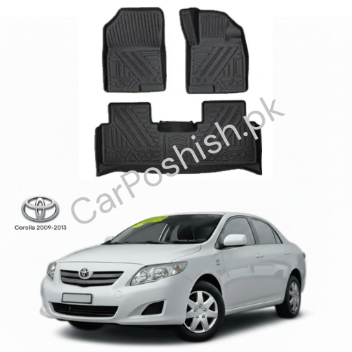 TPE Floor Mats for Toyota Corolla Altis (2005–2015) 🚗 | Custom Fit All-Weather • Eco-Friendly • Heavy Duty Protection