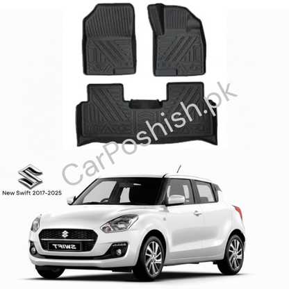 TPE Floor Mats for Suzuki Swift 🚗 | Custom Fit All-Weather • Eco-Friendly • Heavy Duty Protection