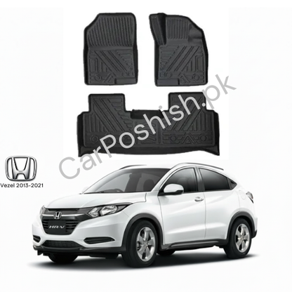 TPE Floor Mats for Honda Vezel (2015–2023) 🚗 | Custom Fit All-Weather • Eco-Friendly • Heavy Duty Protection