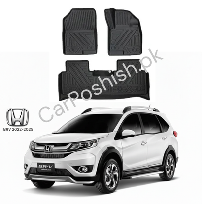 TPE Floor Mats for Honda BR-V 🚗 | Custom Fit All-Weather • Eco-Friendly • Heavy Duty