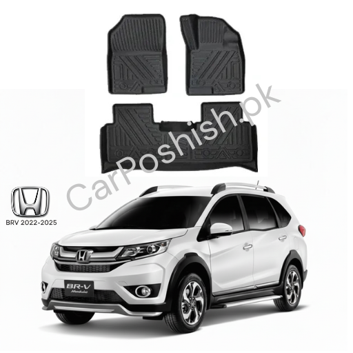 TPE Floor Mats for Honda BR-V 🚗 | Custom Fit All-Weather • Eco-Friendly • Heavy Duty