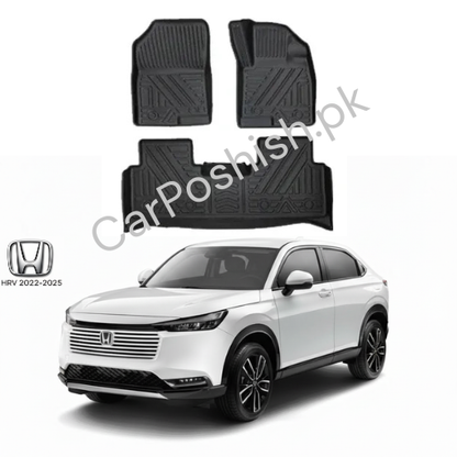 TPE Floor Mats for Honda HR-V 🚗 | Custom Fit All-Weather • Eco-Friendly • Heavy Duty Protection