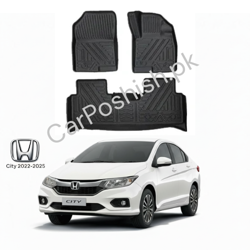 TPE Floor Mats for Honda City 🚗 | Custom Fit All-Weather • Eco-Friendly • Heavy Duty Protection