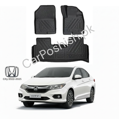 TPE Floor Mats for Honda City 🚗 | Custom Fit All-Weather • Eco-Friendly • Heavy Duty Protection