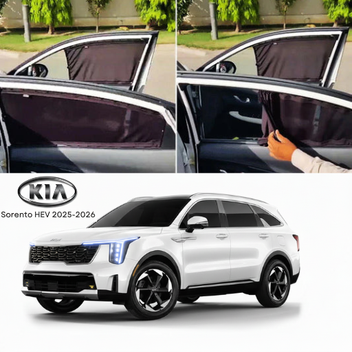 Kia Sorento HEV 2025–2026 Railing Curtains Premium Sunshade Window Curtain Set