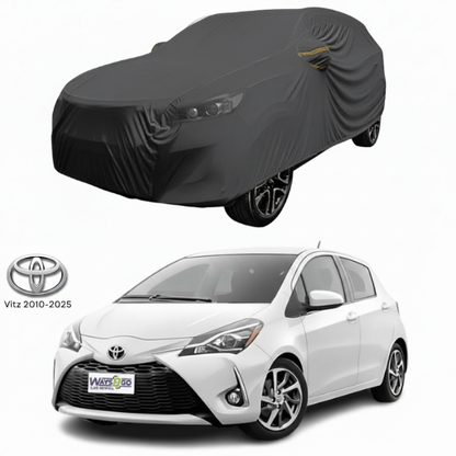 Toyota Vitz All Models Anti Scratch - Water Resistant PVC Coated Top Cover