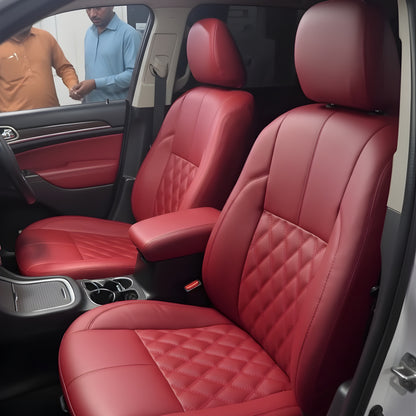 Premium Burgundy Seat Covers – Elegant & Comfortable Car Interior