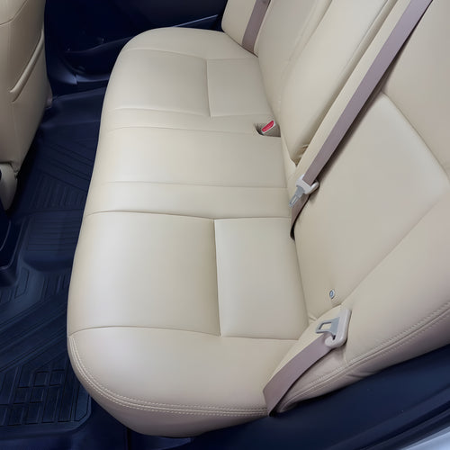 Beige Off White Seat Covers
