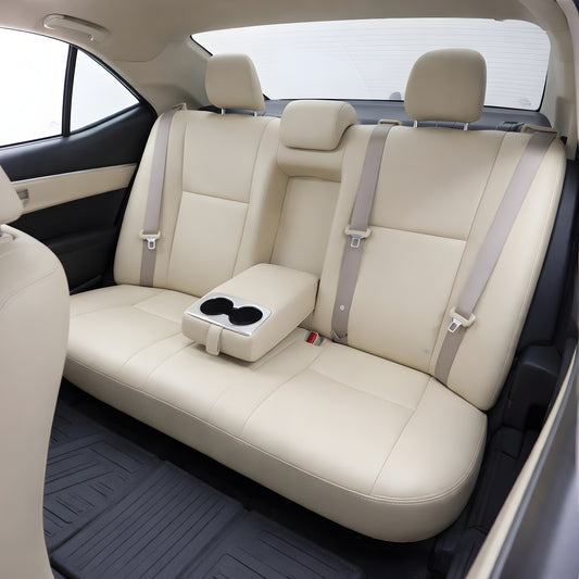Premium Beige Off-White Car Seat Covers – Durable & Stylish