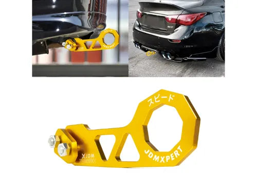 Password JDM Red Rear Tow Hook – Car Tow & Drift Decoration