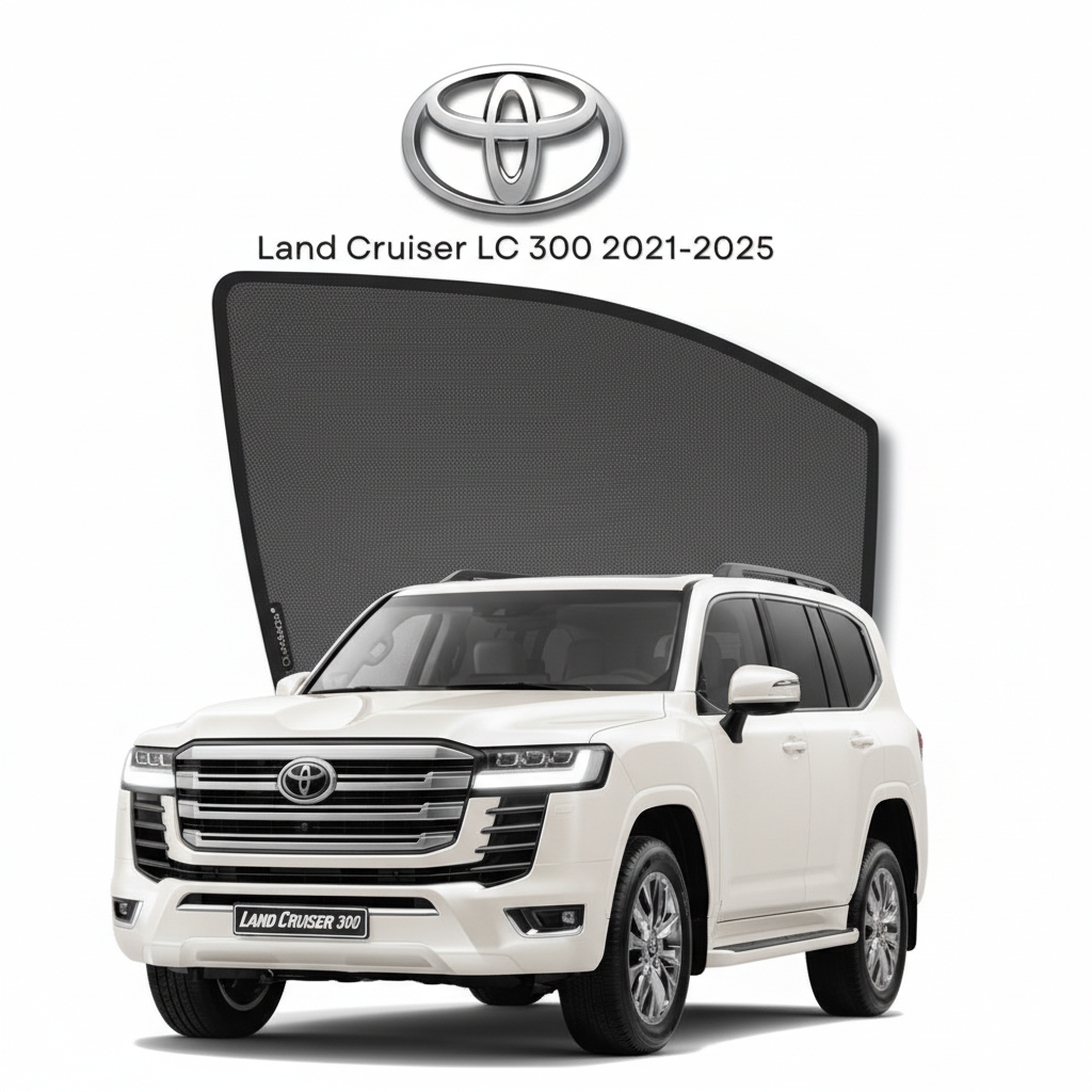 Toyota Land Cruiser LC3000 Sun Shades 2021–2025 | Premium UV & Heat Protection