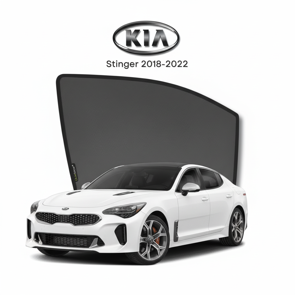 Kia Stinger 2018–2022 Sunshades Premium UV & Heat Protection