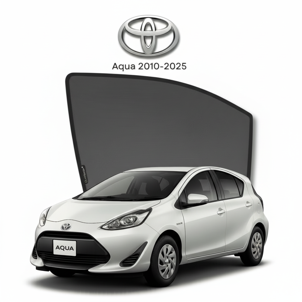 Toyota Aqua Sun Shades 2010–2026 | Premium UV & Heat Protection