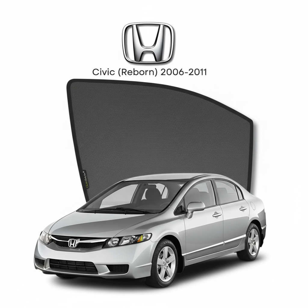 Honda Civic Reborn Sun Shades 2006–2011 | Premium UV & Heat Protection