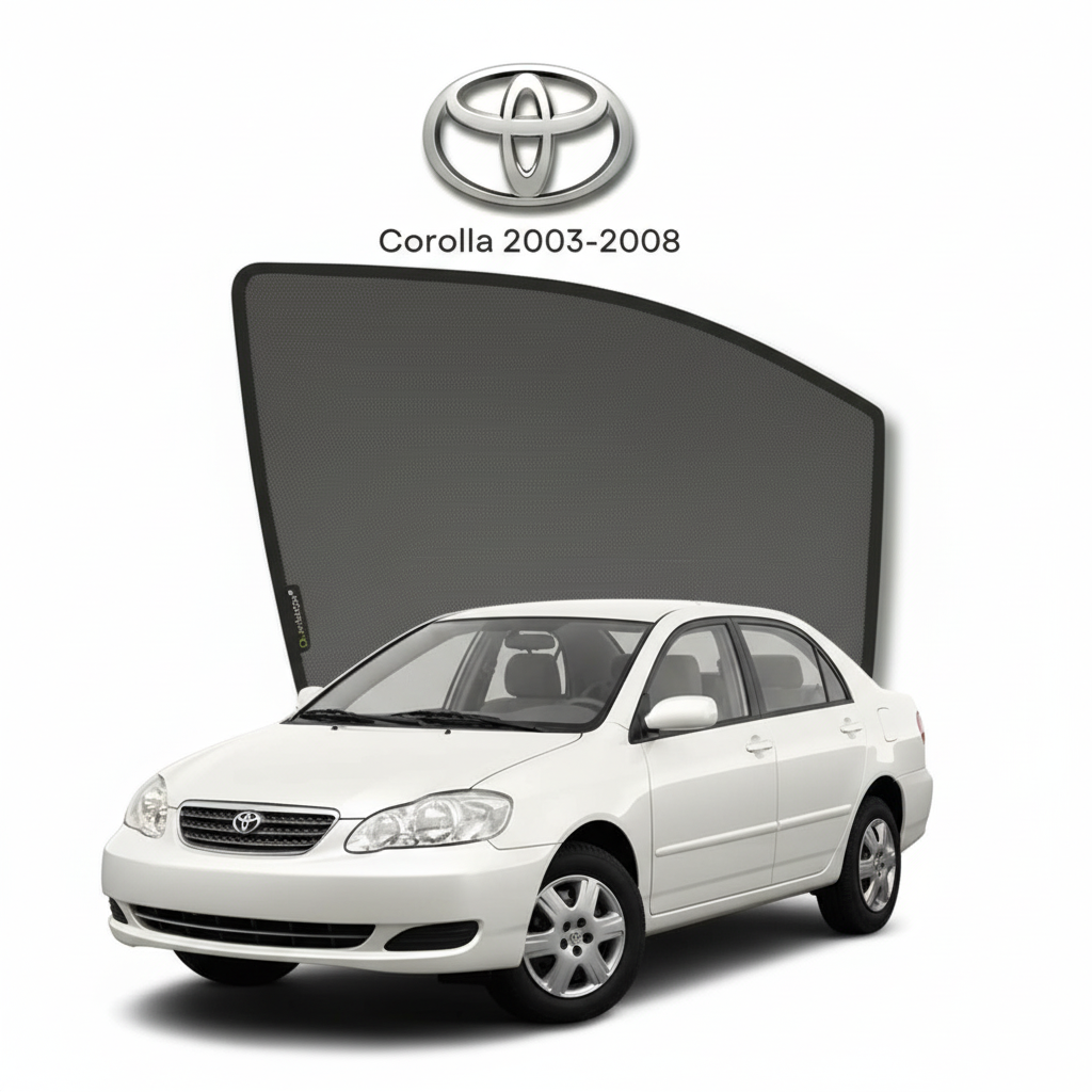 Toyota Corolla Sun Shades 2003–2008 | Premium UV & Heat Protection