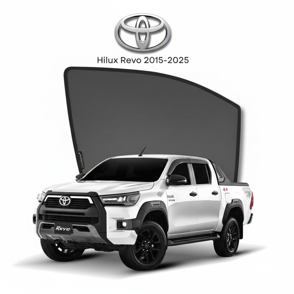 Toyota Hilux Vigo Sun Shades 2015–2026 | Premium UV & Heat Protection