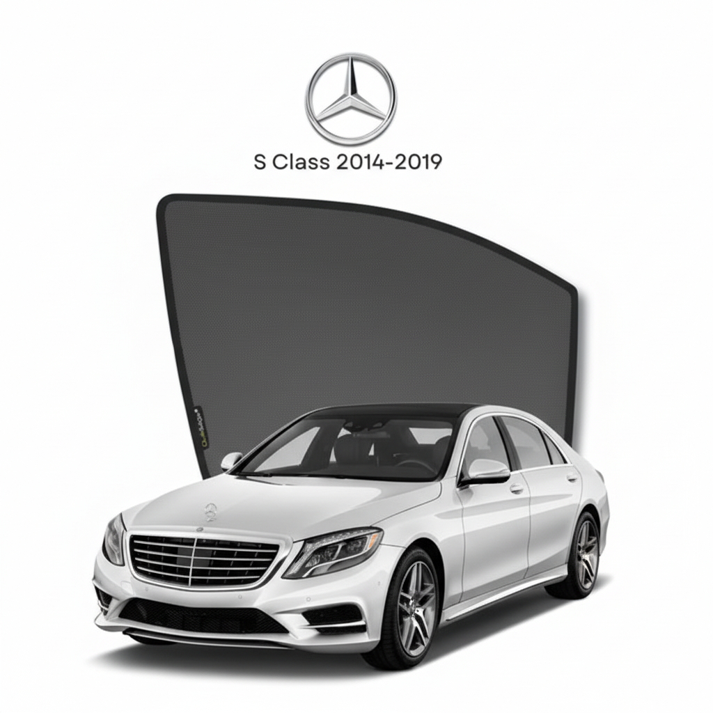 Mercedes S Class 2014–2020 Sunshades Premium UV & Heat Protection