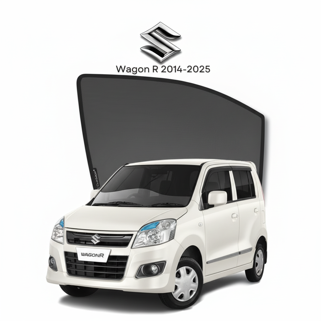 Suzuki Wagon R Sunshades 2014–2026 | Premium UV & Heat Protection