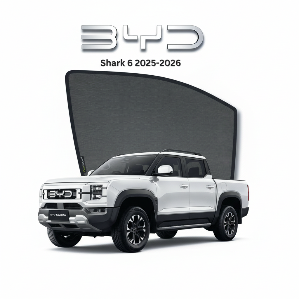 BYD Shark 6 2025–2026 Sunshades Premium UV & Heat Protection