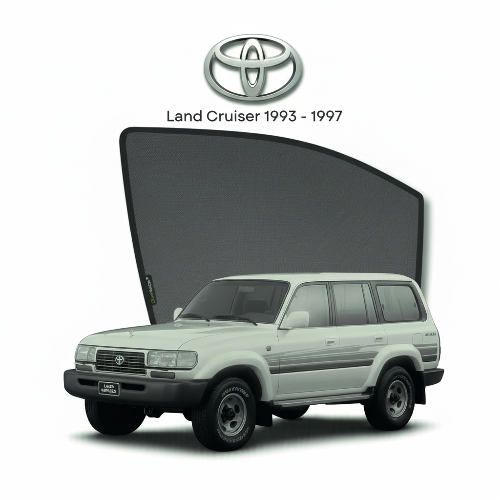 Toyota Land Cruiser Sun Shades 1993–2005 | Premium UV & Heat Protection