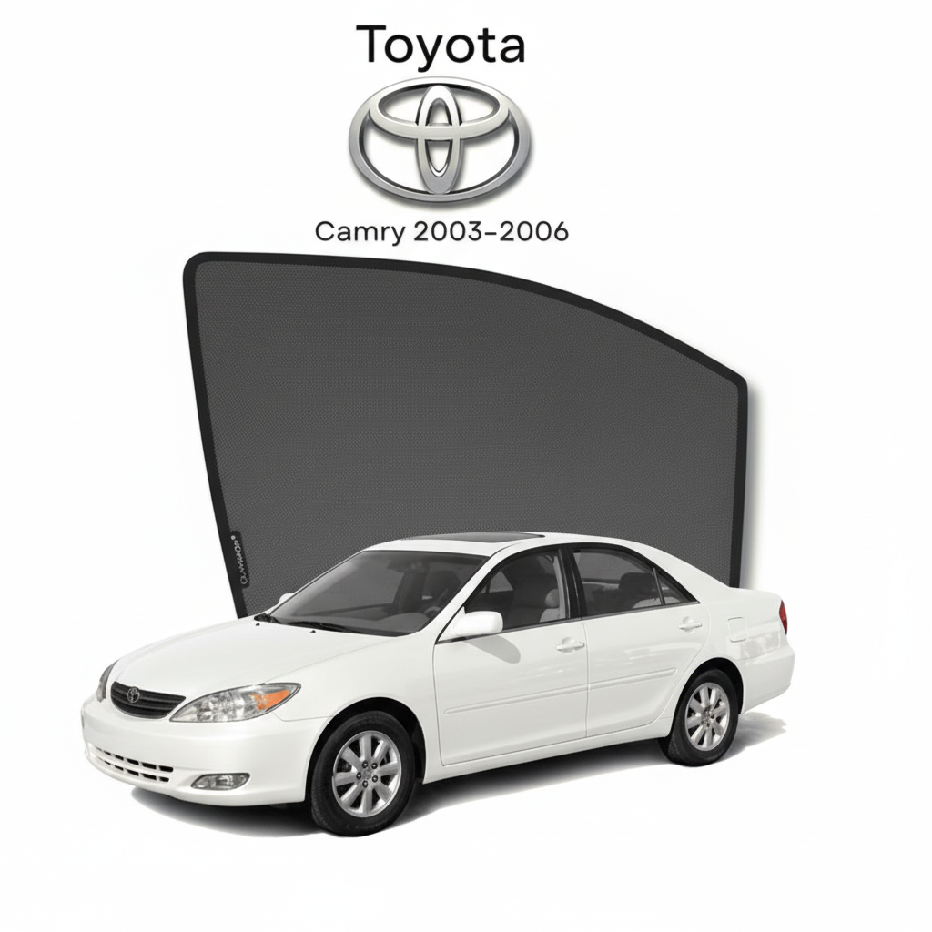 Toyota Camry Sun Shades 2003–2018 | Premium UV & Heat Protection