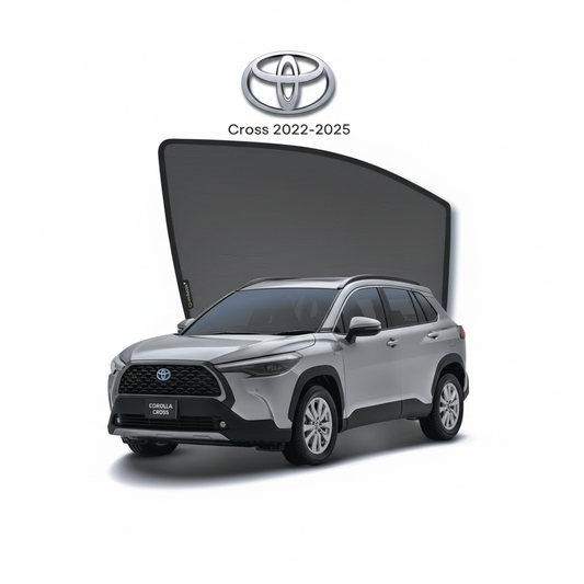 Toyota Cross Sun Shades 2022–2025 | Premium UV & Heat Protection