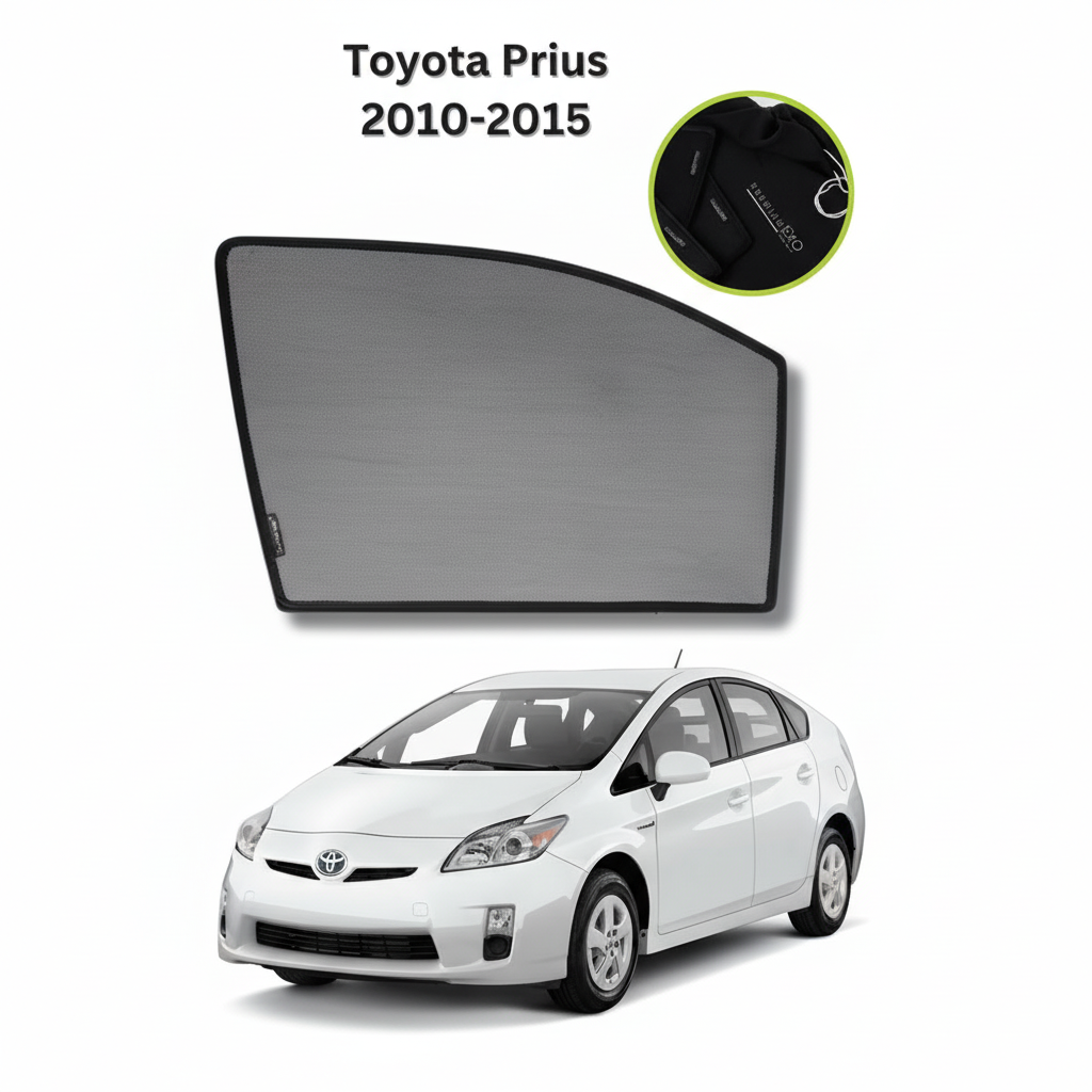 Toyota Prius Sun Shades 2010–2024 | Premium UV & Heat Protection