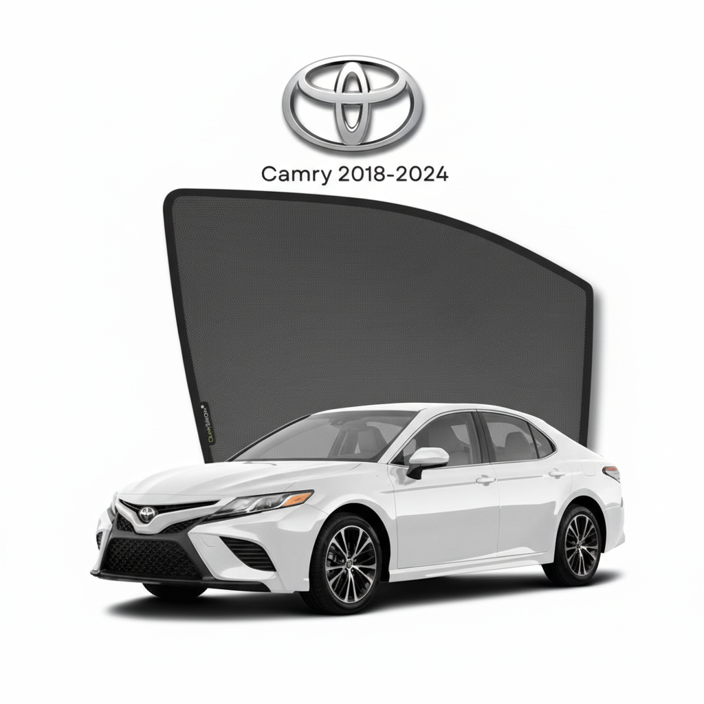 Toyota Camry Sun Shades 2018–2025 | Premium UV & Heat Protection