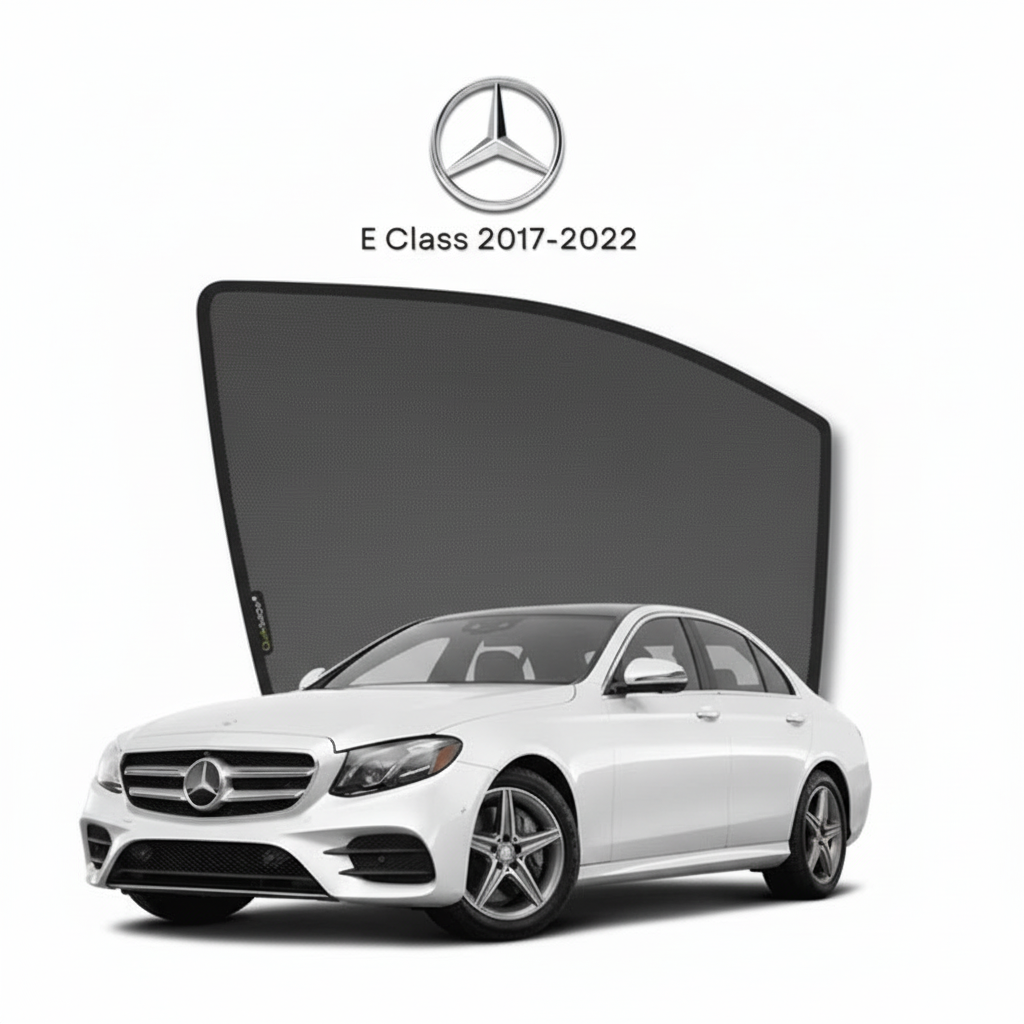 Mercedes E Class 2017–2023 Sunshades Premium UV & Heat Protection