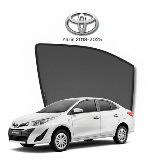 Toyota Yaris Sun Shades 2018–2026 | Premium UV & Heat Protection
