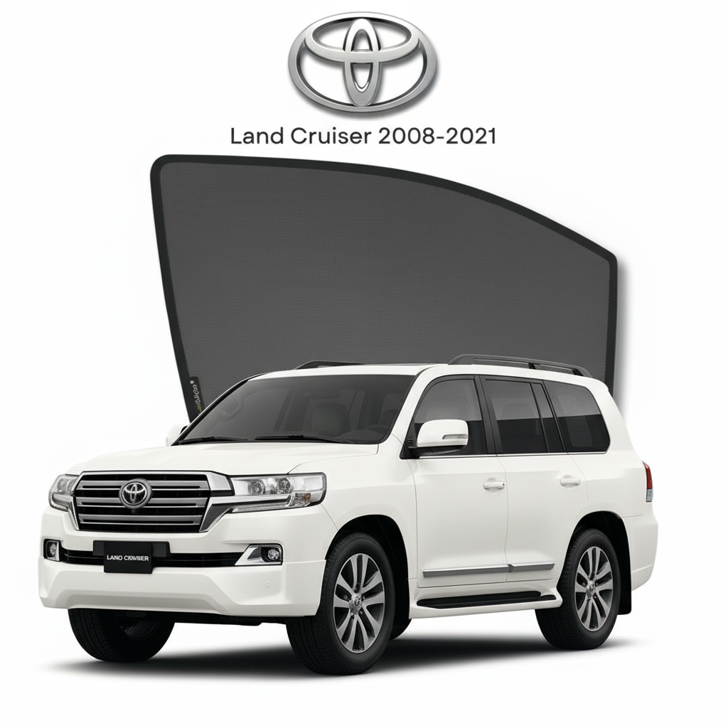 Toyota Land Cruiser Sun Shades 2008–2023 | Premium UV & Heat Protection