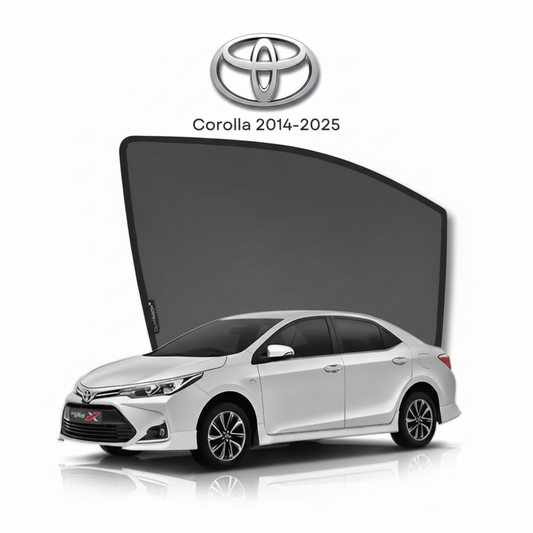 Toyota Corolla Sun Shades 2014–2026 | Premium UV & Heat Protection