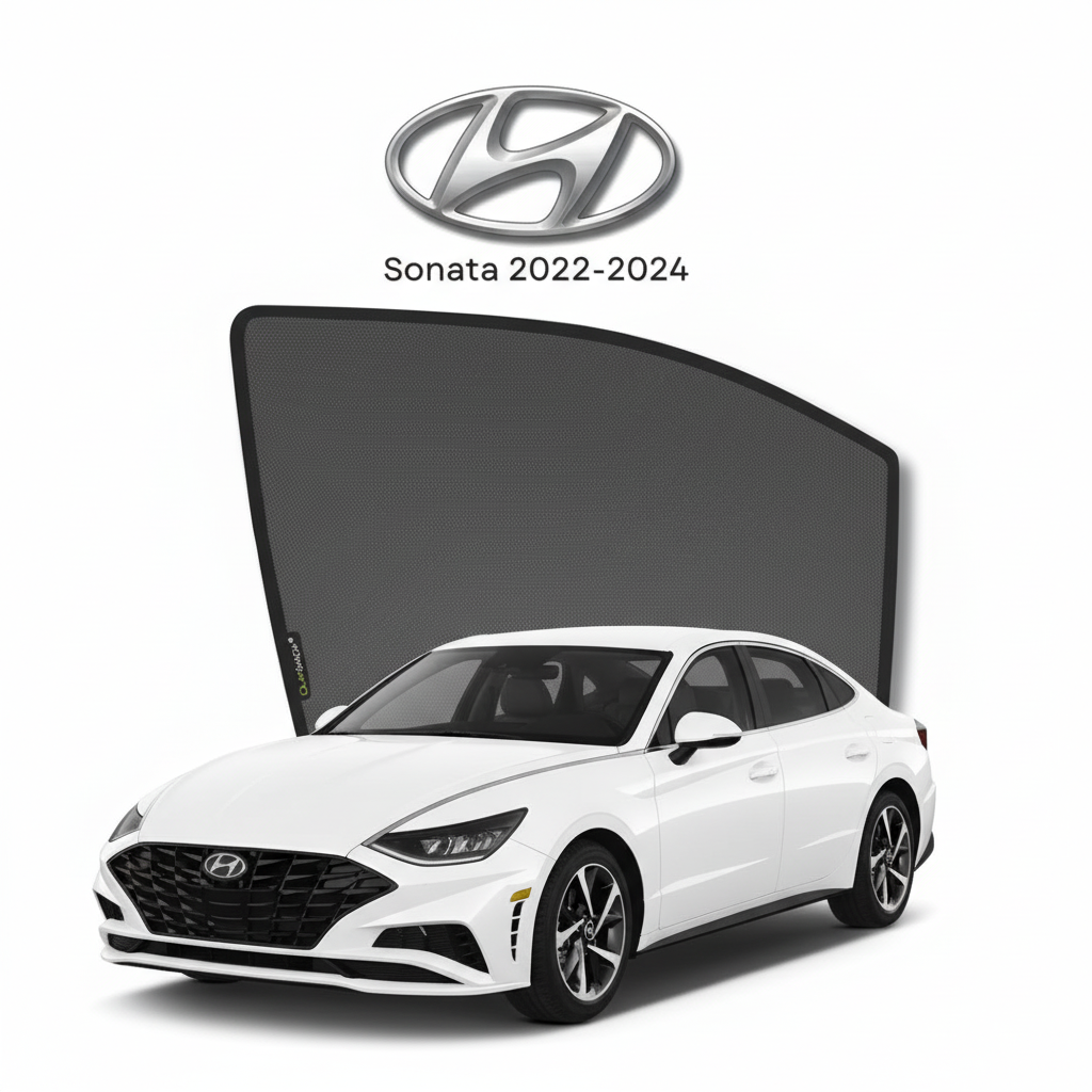 Hyundai Sonata 2022–2024 Sunshades Premium UV & Heat Protection