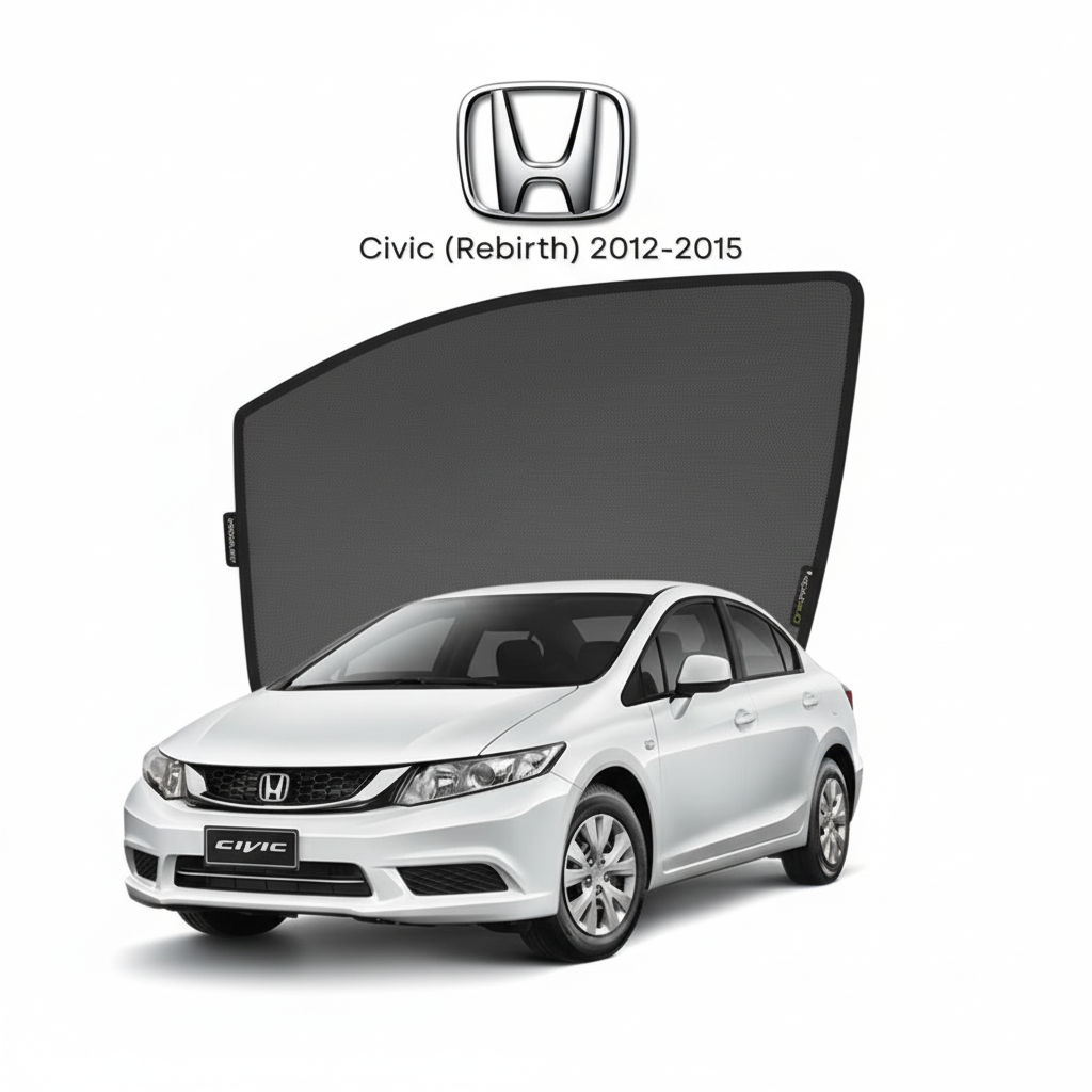 Honda Civic Reborn Sun Shades 2012–2016 | Premium UV & Heat Protection