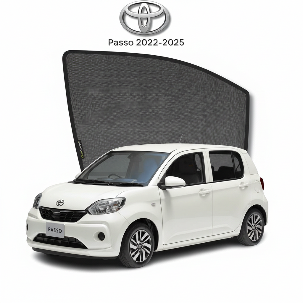 Toyota Passo Sun Shades 2022–2026 | Premium UV & Heat Protection