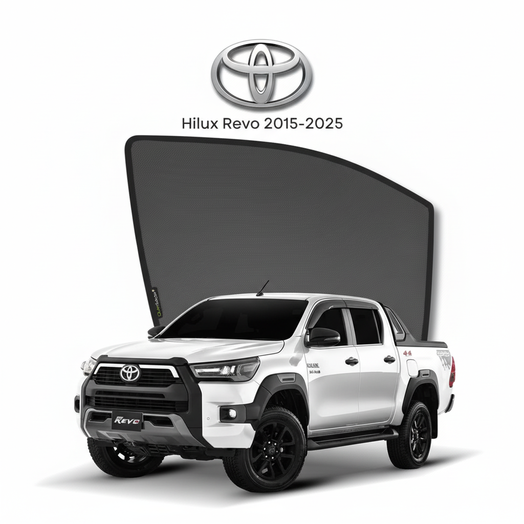 Toyota Hilux Revo Sun Shades 2015–2026 | Premium UV & Heat Protection