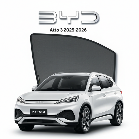 BYD Atto 3 2025–2026 Sunshades Premium UV & Heat Protection