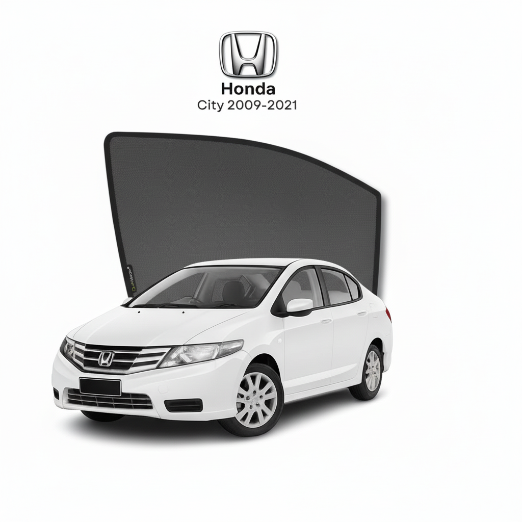 Honda City Sun Shades 2009–2021 | Premium UV & Heat Protection