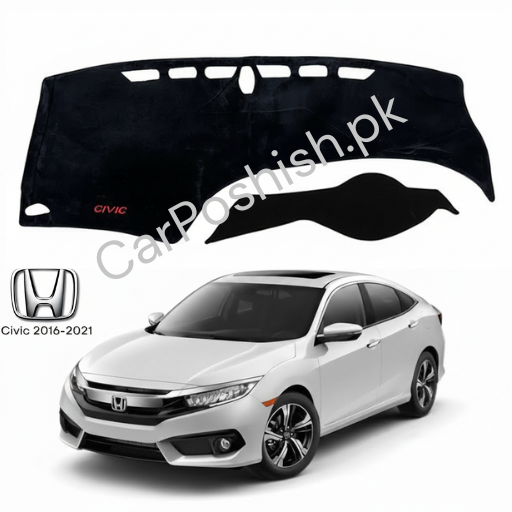 Honda Civic Dashboard Mat – Premium Anti-Slip Black Dashboard Cover | Custom Fit 🚗✨